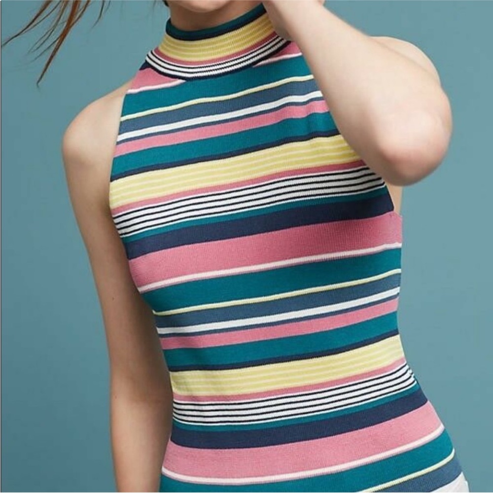 NWT Anthropologie Maeve Iana Stripped Sweater Top